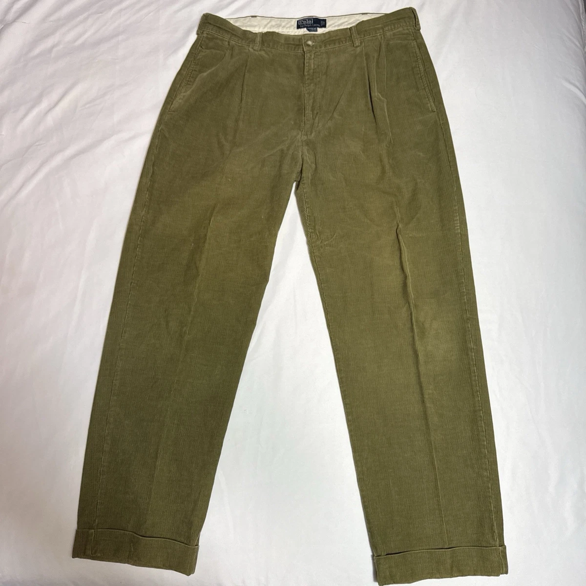 Polo Ralph Lauren Corduroy Pleated Pants for Men for sale - eBay