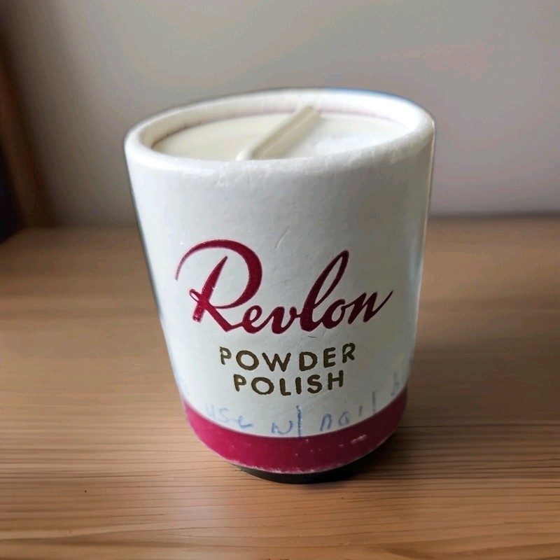Vintage Revlon Powder Polish Nail Powder Heighten Lustre