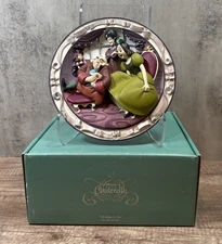 Disney 3D Cinderella Collectible Plate "I’ll make it fit!" #1908/7500 No COA
