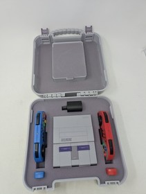 Super Nintendo SNES Classic "Mini" W/ Hard Plastic Carrying Case And Controllers