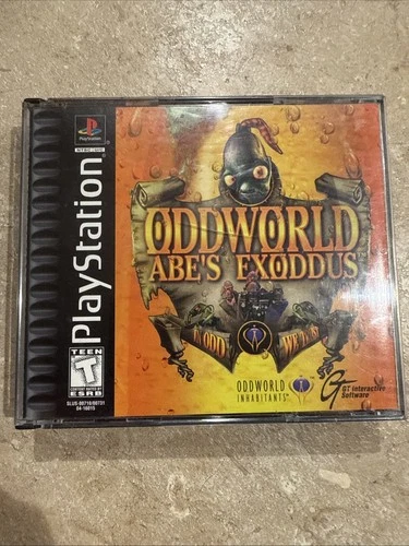 Oddworld: Abe's Exoddus (Sony PlayStation 1, 1999) Tested And Working W/ Manual