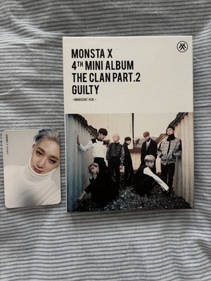 Monsta x - the Clan Part 2. Guilty Official Album Innocent Ver. | Wonho PC Kpop