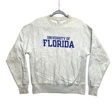VINTAGE Champion University of Florida Gators Sweatshirt Mens Small Gray Blue
