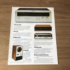 GRAM198 MAGAZINE ADVERT 11X8 SONY ST88 SOLID-STATE TUNER