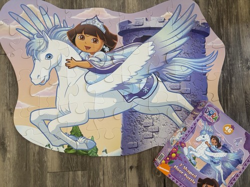 Vintage Y2K 2009 Dora the Explorer Pegasus Large Floor Puzzle Nickelodeon 46 pcs