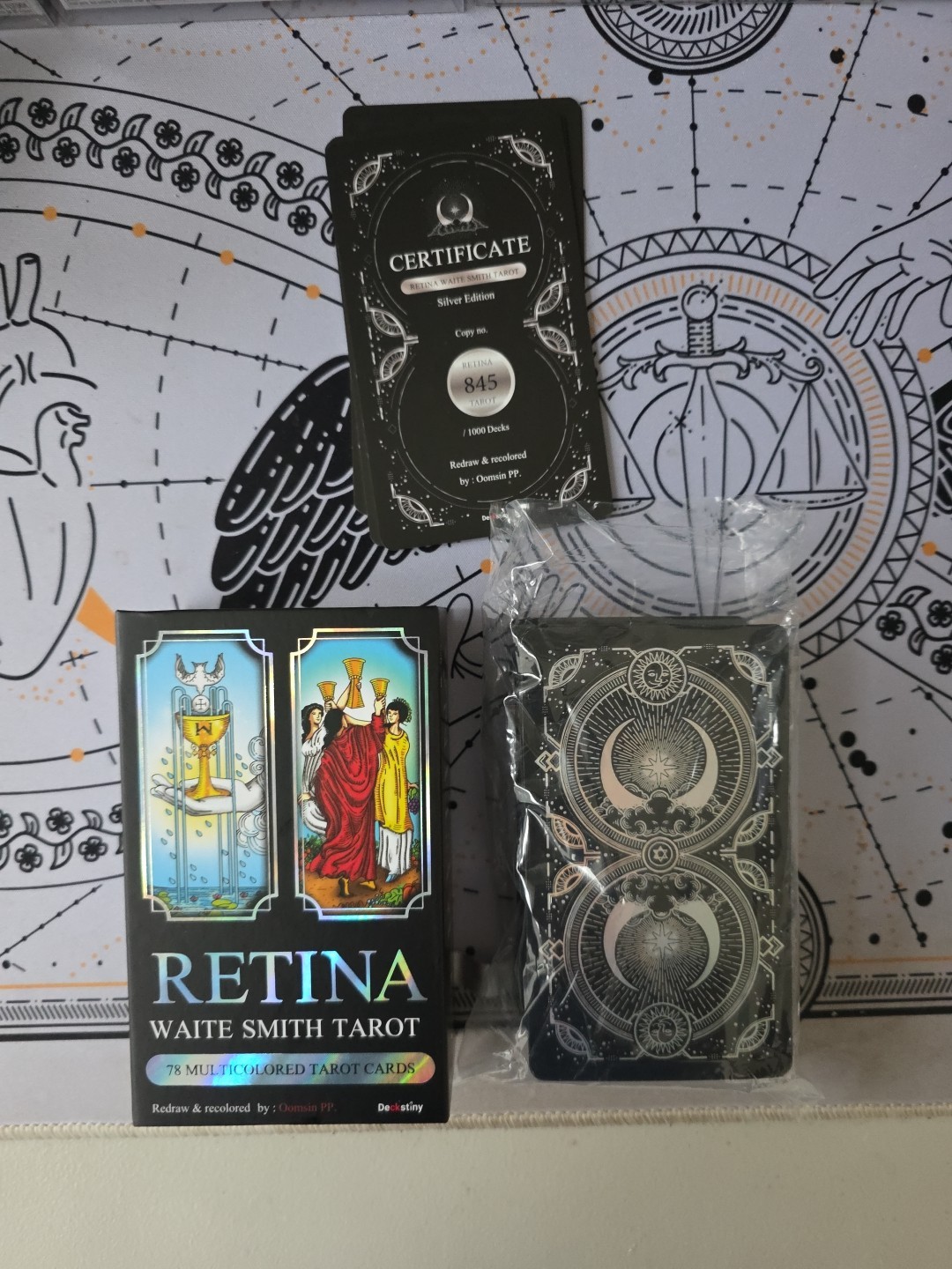 78pcs Retina Waite Smith Tarot deck: 2nd Edition Original Silver 845/1000 LIMIT
