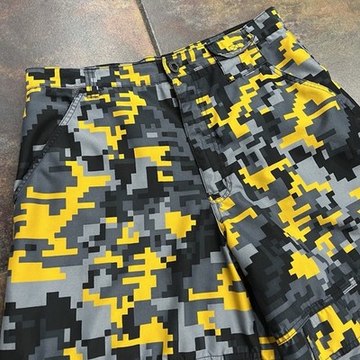 Vintage 90s Y2K Macgear Digital Camo Baggy Skater Rave Parachute
