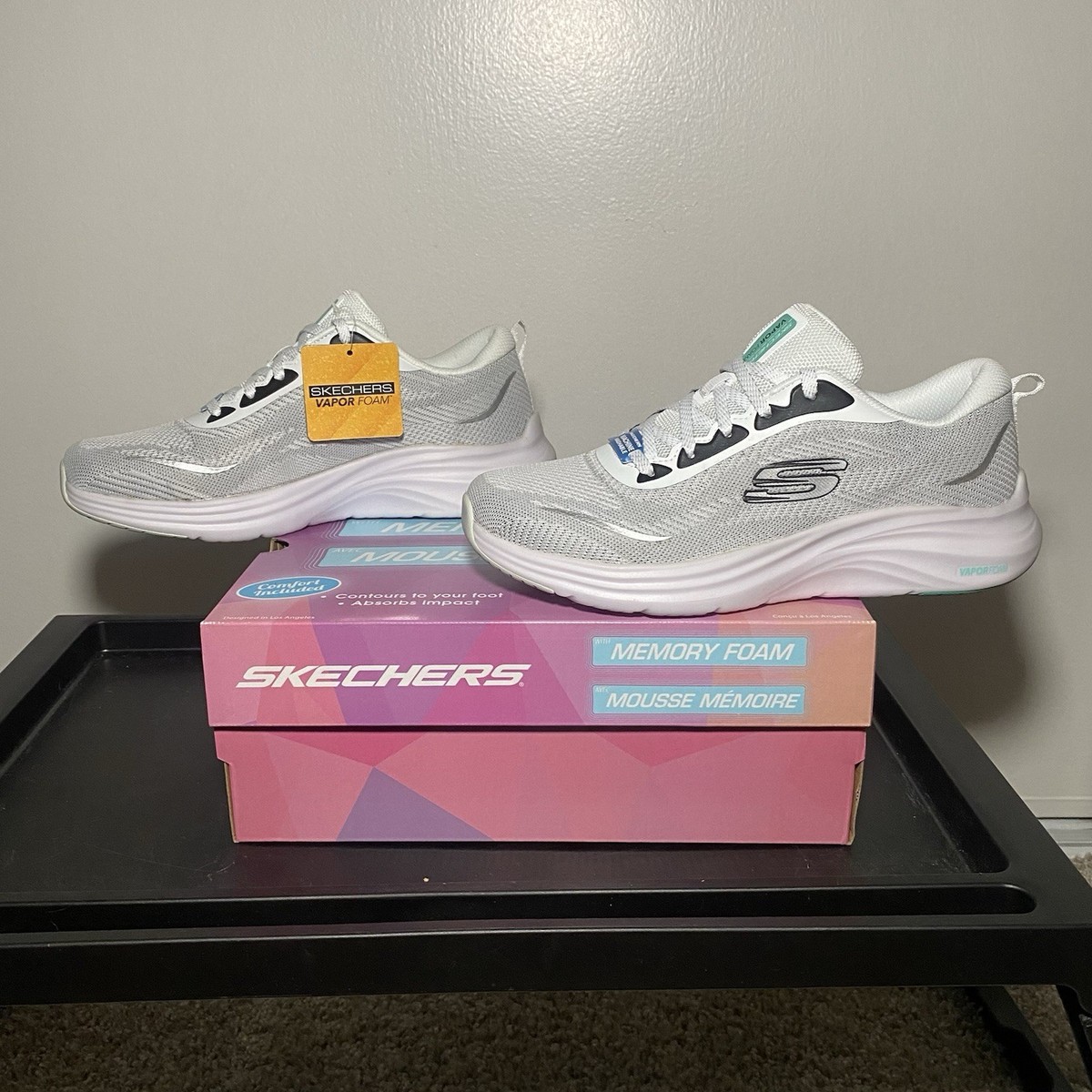 Vapor Foam Skechers White Pumps Skechers VAPOR FOAM Shoes For