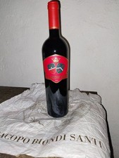 Pregiata bottiglia di vino Schidione 2011 Jacopo Biondi Santi Toscana IGT 750ml