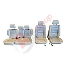 MERCEDES W124 85-95 ESTATE FRONT AND REAR SEATS IN CREAM LEATHER