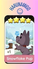 Snowflake Pup_ Monopoly Go 4 Stars ⭐⭐⭐⭐ Set 18 Fast Delivery