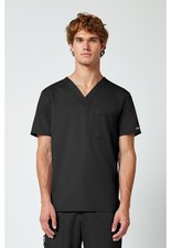 Scrubs Cherokee Workwear Men V Neck Top WW690 BLK Black Free Shipping
