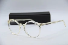 NEW ANDY WOLF 4566 COL. J CLEAR AUTHENTIC W/ CASE FRAMES EYEGLASSES 52-19