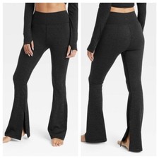 NWT JoyLab Textured Flared Long Length Leggings size small