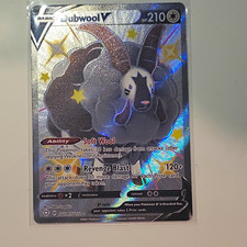 Pokemon TCG Dubwool V SV120/SV122 Shining Fates Shiny Holo Rare Full Art Holo EN