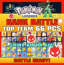 POKEMON LEGENDS ZA✨6IV SHINY ALPHA POKEMON✨RANK BATTLE READY TOP TEAM✨BEST MOVES