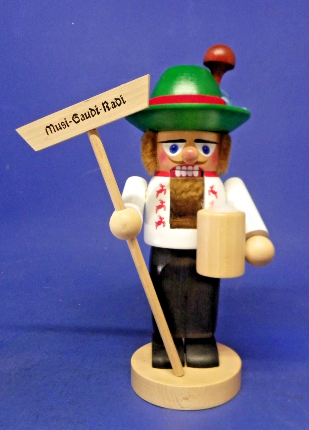 Steinbach Volkskunst “Chubby Oktoberfest Nutcracker-Musi-Gaudi-Radi” NO BOX