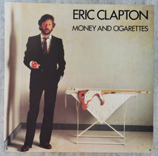Vintage 1983 ERIC CLAPTON Money and Cigarettes Promotional Poster 23" x 23"
