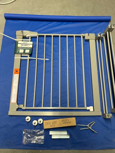 Babelio Metal Baby/Pet Gate, 29-48'' Auto Close Easy Install, Extra Wide Walk Th
