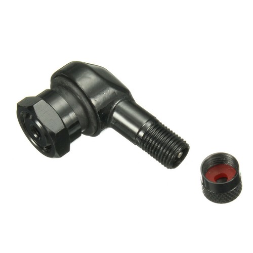 2 Pcs 11.3mm Black CNC Aluminum Motorcycle Bike Wheel Tire 90 Degree Valve Stems - Picture 4 of 7