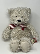 Dakin Peppermint Bear Teddy Christmas Plush Stuffed Animal 20  Candy Striped Bow