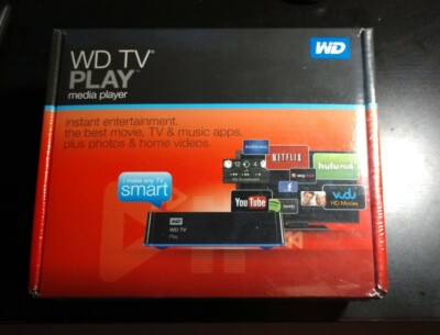 Western Digital WD TV Play Digital 1080p  WiFi Media Player Streamer New/Sealed 