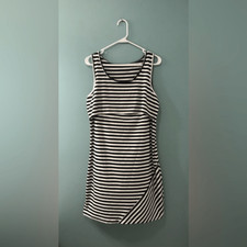 NWOT Black & White Size: 2XL” Striped Dress