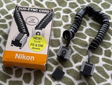 Duo-Sync Off Camera Flash Cord for Nikon FE FE2 FM FM2 FM2n FG FA FG20