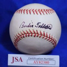Birdie Tebbetts JSA COA Autograph American League Signed Baseball