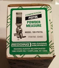 03400 REDDING COMPETITION MODEL 10X POWDER MEASURE - FREE SHIPPING - NEW!