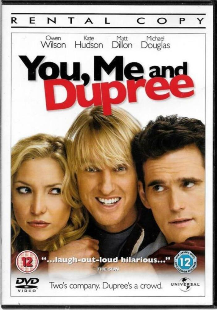 You, Me And Dupree DVD FREE SHIPPING
