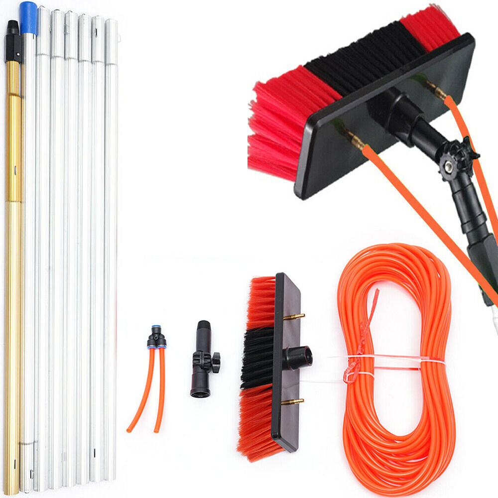 New product!! Water Fed Window Cleaning Pole Extendable Pipe Squeegees