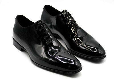 NWT STEFANO RICCI Leather  TUXEDO EAGLE Shoes Eu 46 Uk 12 Us 13 (SR670)