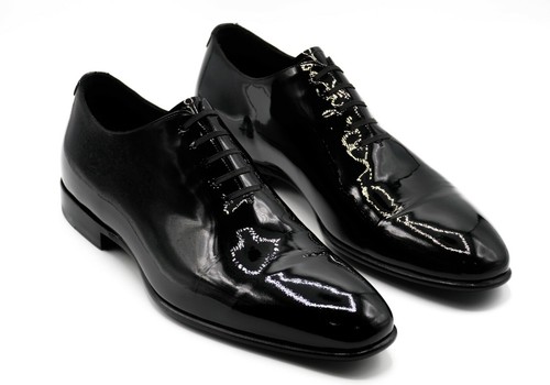 Baskets En Cuir Stefano Ricci Noires - Taille EU 42 (US 9) - Neuf Avec étiquettes Et Boîte - Modèle SR2718
