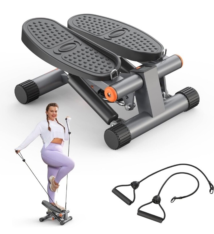 Niceday Steppers for Exercise, Stair Stepper with Resistance Bands