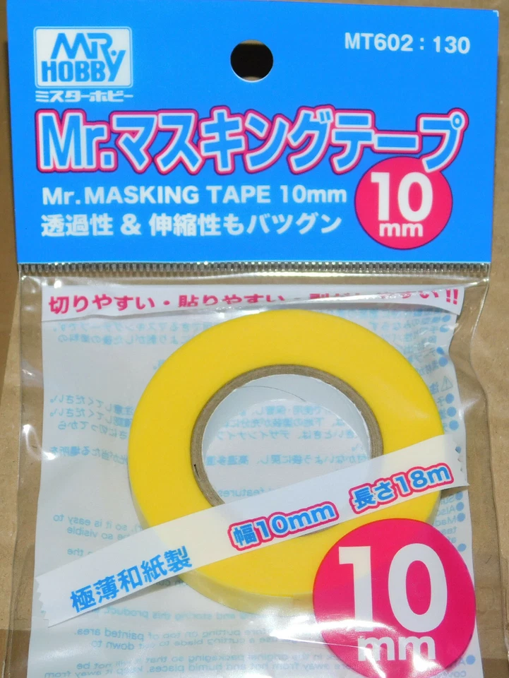 MR HOBBY Mr Masking Tape Refill - 10mm x 18m NEW MT602