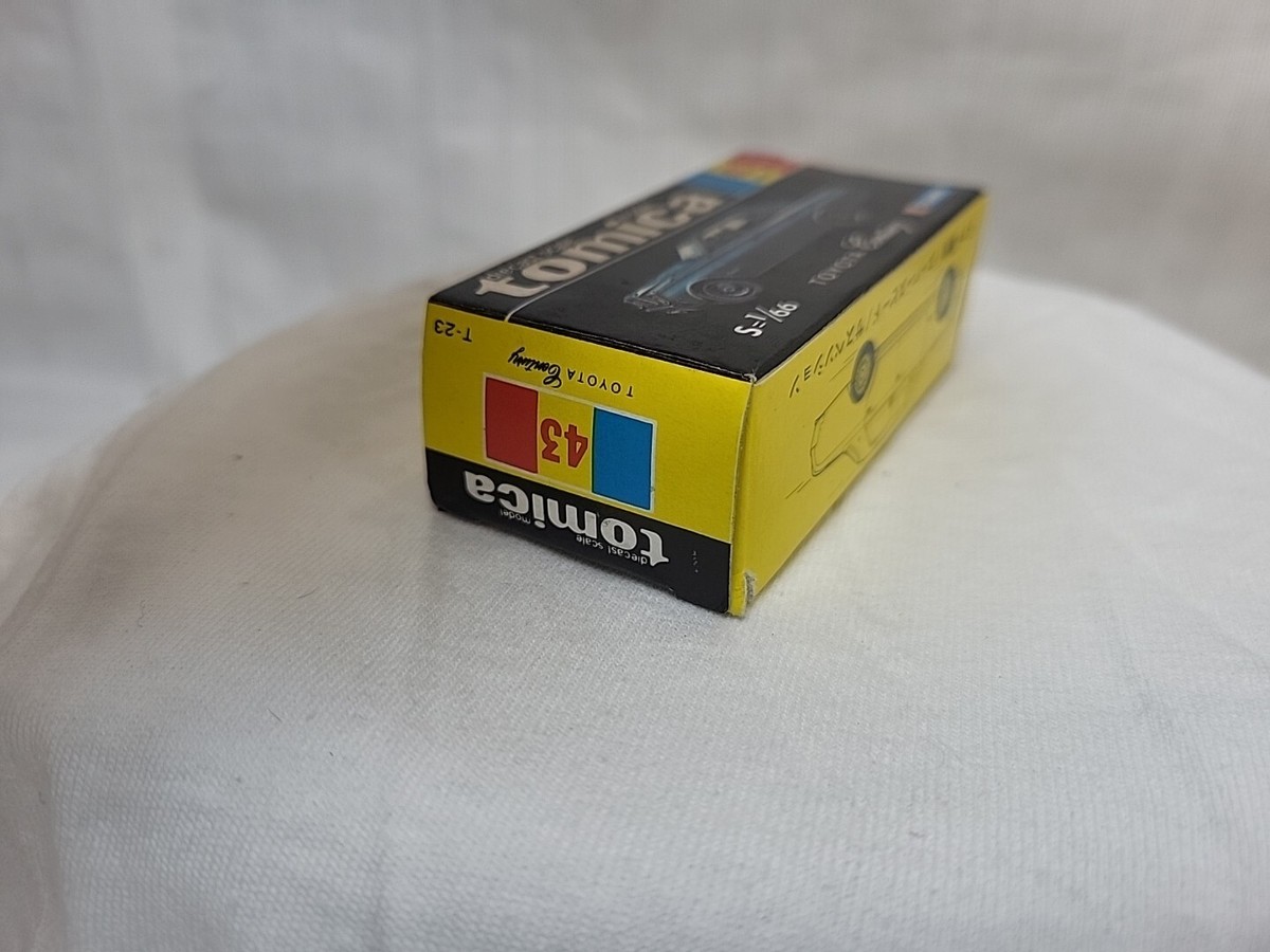 Vintage Tomy Tomica Black Box #43 Black Toyota Century In Vintage Tomy Tomica Black Box #43 Black Toyota Century In