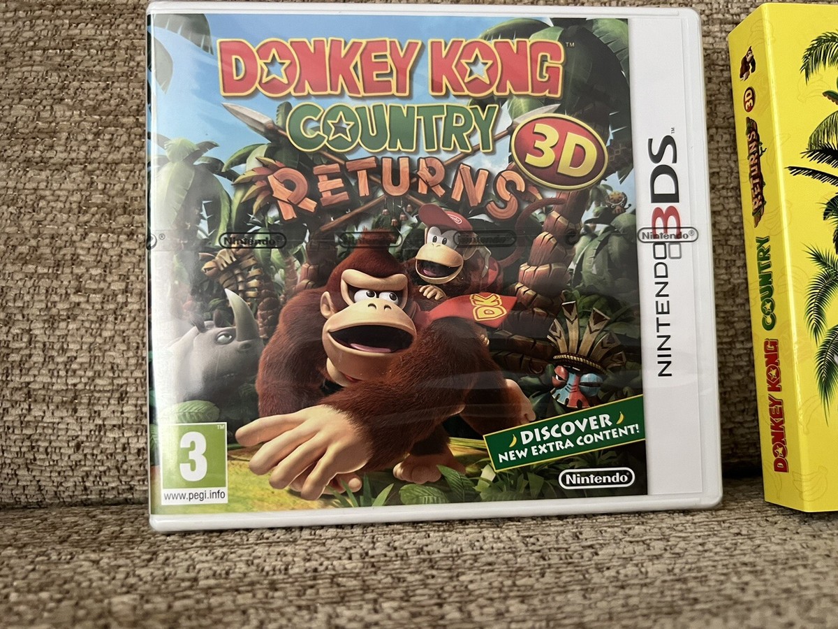 Donkey Kong Country Returns Nintendo 3DS game New Sealed Bonus