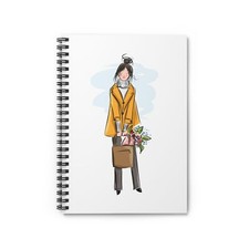 Chic Floral Spiral Notebook - Perfect for Notes, Journaling, Gifts, Students,