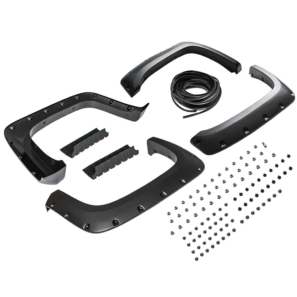 Textured Black Fender Flares for GMC Canyon for Chevrolet Colorado 2004-2012