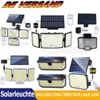416 LED Solarleuchte für Außen Solarlampe mit Bewegungsmelder Sicherheitswandleu