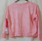 Justice pink shirt girl S (7/8) cropped NWT tie-dye pattern — photo 3
