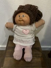 Vintage Cabbage Patch Kid Girl Long Brown Hair Head Mold #8 1985