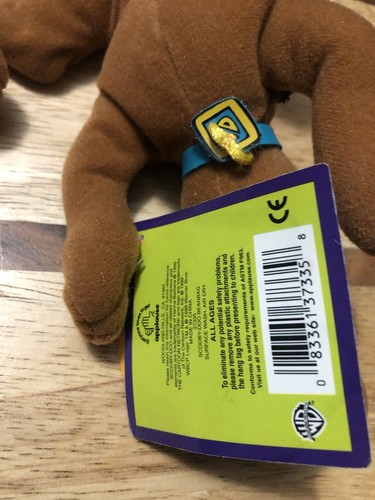 Vtg 99 Warner Bros Applause Cartoon Network Scooby Doo Where R U Bean Bag Plush - Picture 6 of 12