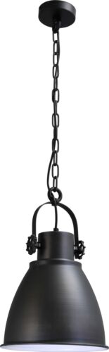 Large Pendelleuchte Black Metal Individual Adjustable Ø27  5cm Loft Lamp