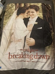 Twilight Breaking Dawn Part 1 Edward Bella Wedding Wall Banner 40 in x 30 in