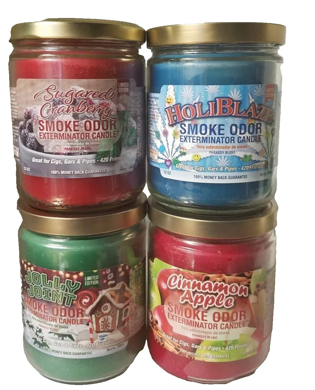 Holiday Assorted/Mixed Large Décor Candles