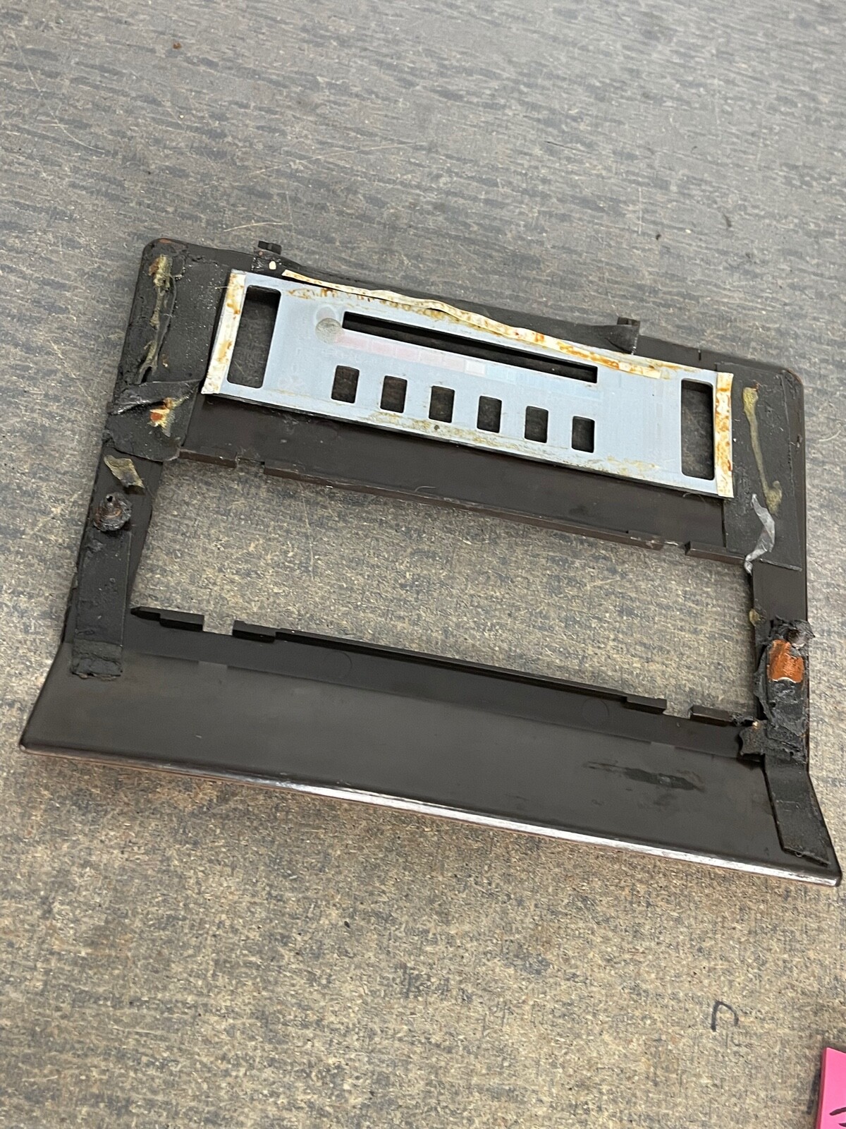 1984-1987 Maserati Biturbo OEM Radio Bezel Trim and Shifter Console #425