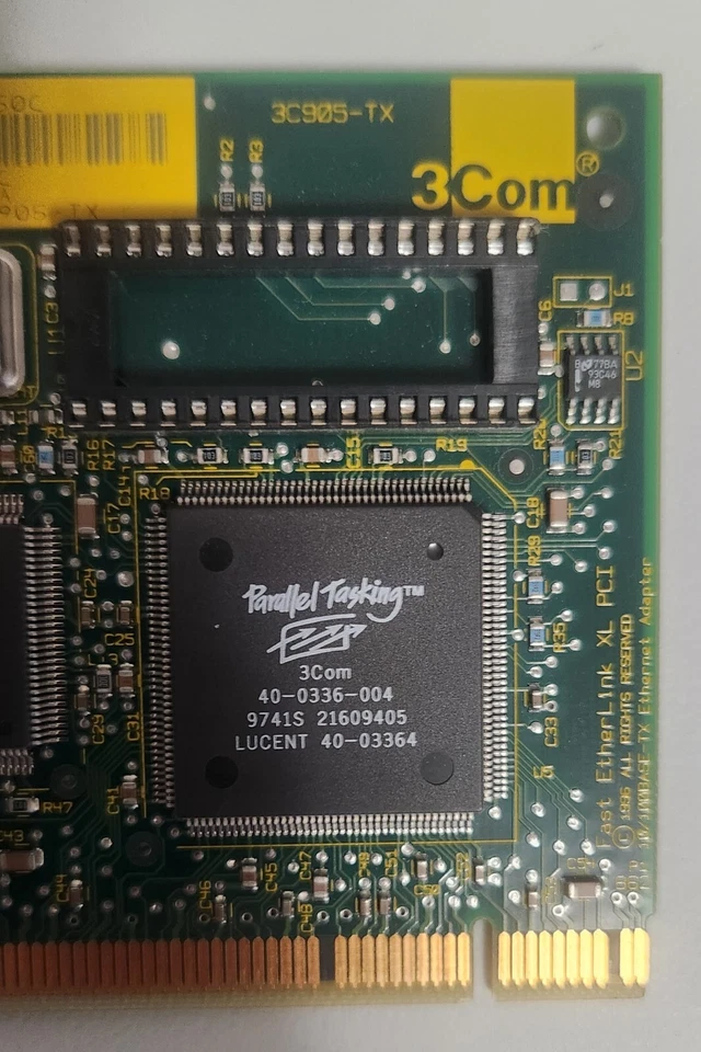 3COM - DF63C905-TX, 3C905-TX, PCI 10/100BASE-TX ETHERNET ADAPTER - Real Time - Image 3 of 4