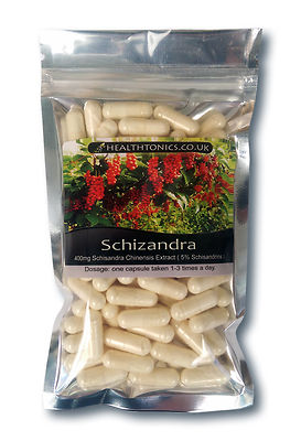 Schizandra 400mg (25:1 entspricht 10.000mg), 30-90 vegetarische Kapseln
